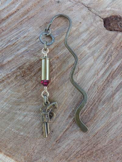 .22 Antiqued Brass Bookmark